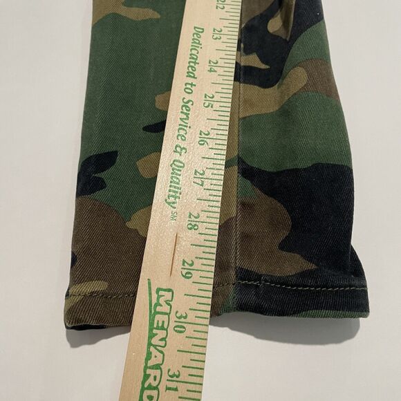 Locked Loaded Jeans Men 36X30 Denim Camo Mid Rise Skinny Zipper Pocket Moto Army - Picture 11 of 16